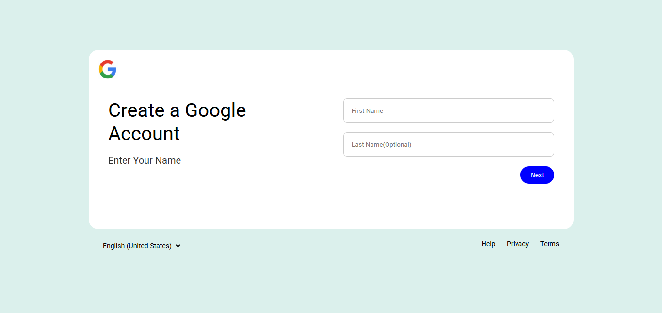Google template preview